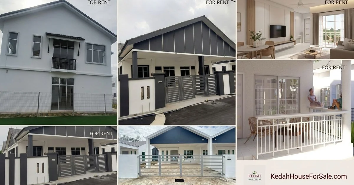 Carta kos sewa rumah di Kedah